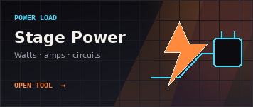 Stage Power Calculator